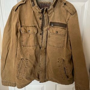 Levi's Tan Military Field Jacket Men’s Sz XL